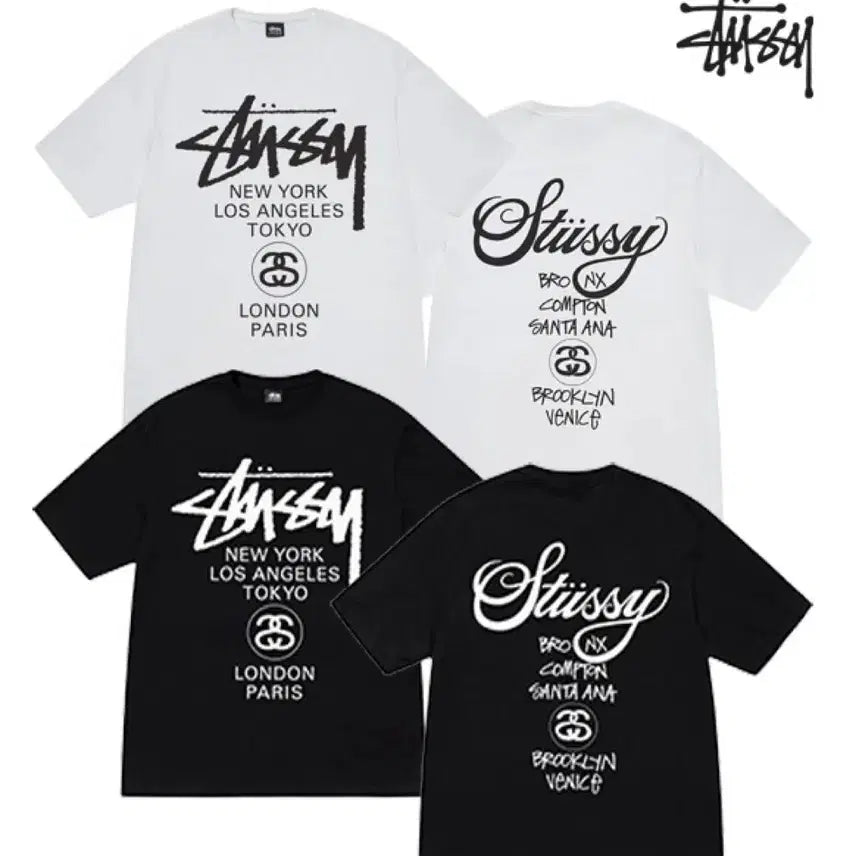[BUNJANG] Stussy Tokyo Logo T-Shirt / [새상품/무배]스튜시 도쿄 반팔 티셔츠 남녀공용