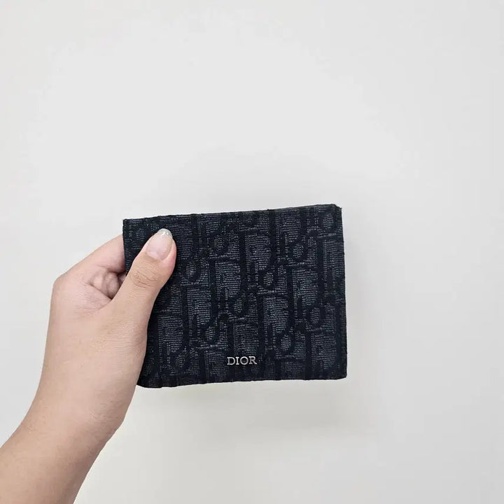 [BUNJANG] Dior Oblique Bifold Wallet Black / 디올 오블리크 반지갑 블랙