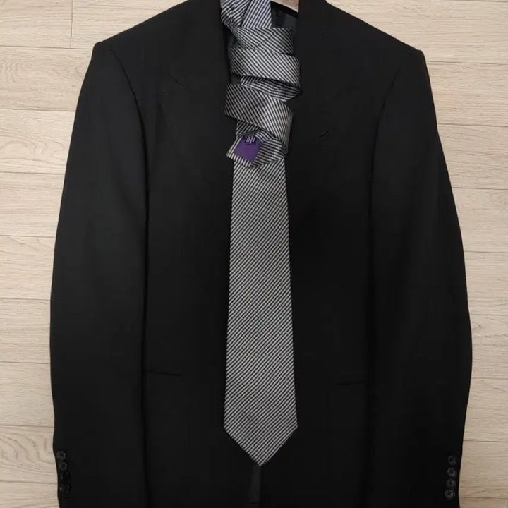 [BUNJANG] Ralph Lauren Purple Label Striped Necktie (England Made) / 랄프로렌 퍼플라벨 사선넥타이