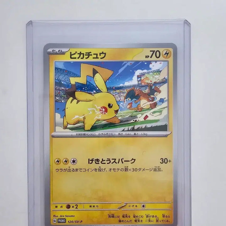 [BUNJANG] 2023 Gym Promo Pikachu &amp; Charizard Single Card (Japanese) / [포켓몬카드] 2023 짐프로모 피카츄&amp;리자몽 싱글카드 (일판)
