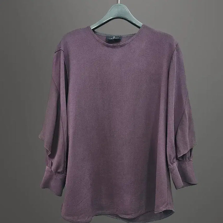 [BUNJANG] LANVIN COLLECTION Purple Blouse Size 55 / 한섬 랑방 컬렉션 퍼플 블라우스예요