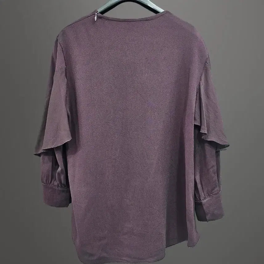 [BUNJANG] LANVIN COLLECTION Purple Blouse Size 55 / 한섬 랑방 컬렉션 퍼플 블라우스예요