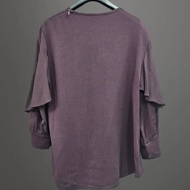 [BUNJANG] LANVIN COLLECTION Purple Blouse Size 55 / 한섬 랑방 컬렉션 퍼플 블라우스예요