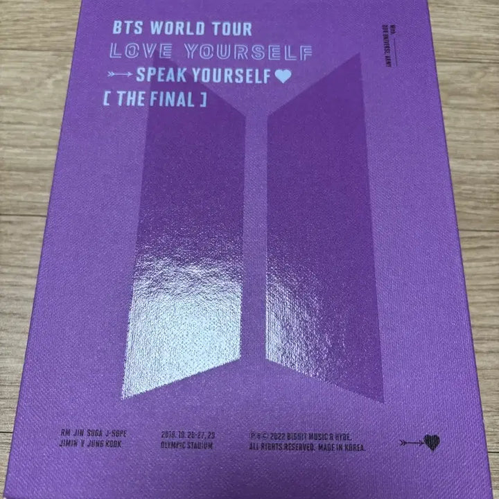 [BUNJANG] BTS LOVE YOURSELF SPEAK YOURSELF THE FINAL Concert DVD / BTS LOVE YOURSELF SPEAK YOURSELF THE FIN