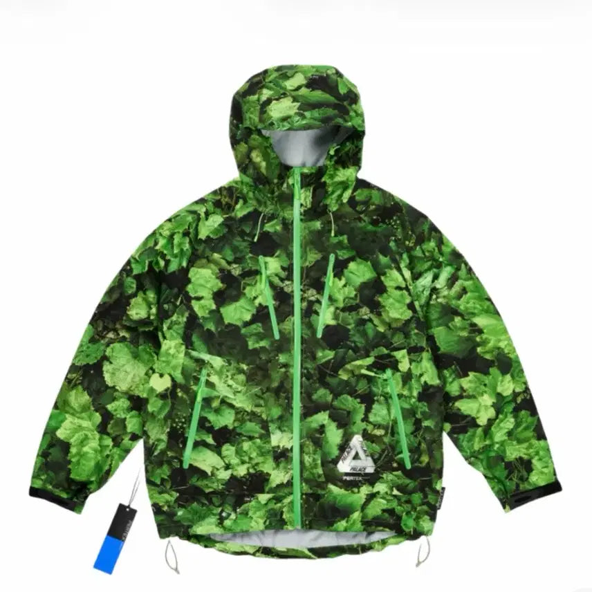 [BUNJANG] Palace x Pertex 3L Armor Jacket Leaf Print / 팔라스 퍼텍스 3L 아머 자켓 리프 프린트 - 24SS