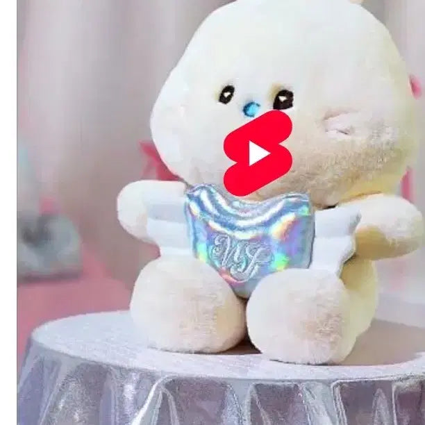 [BUNJANG] NewJeans Bunnies Message Doll White Haerin Version / 뉴진스 버니니 메시지 인형 화이트 해린버전