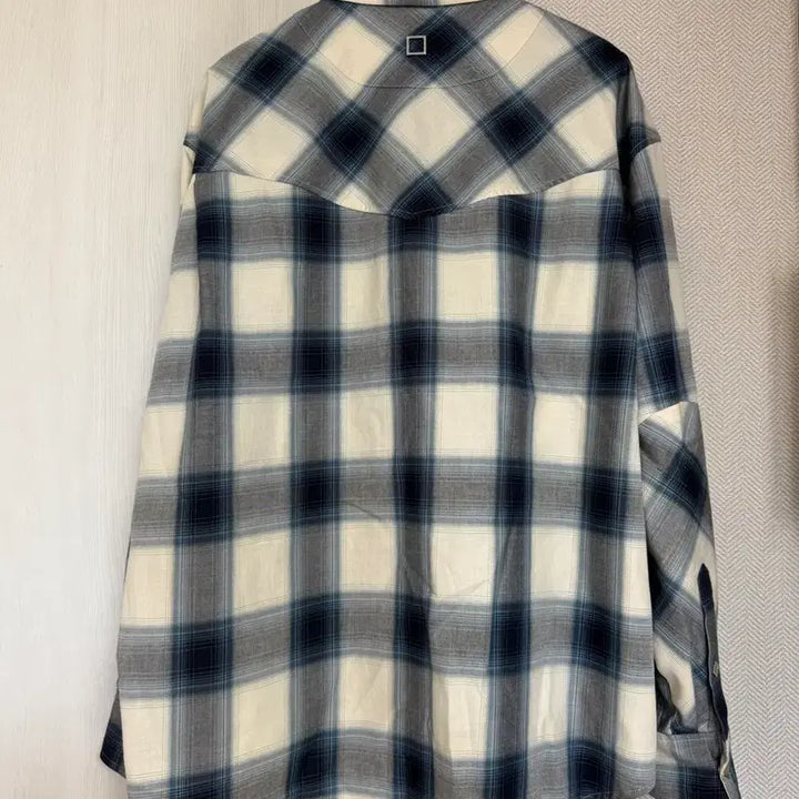 [BUNJANG] Wooyoungmi 25ss Blue Check Western Shirt / (46) 25ss 우영미 블루 웨스턴 체크 셔츠