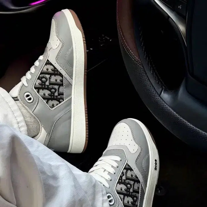[BUNJANG] Dior B27 Low-Top Sneakers Grey Size 41 / 디올 B27 로우탑 스니커즈 그레이 사이즈/41