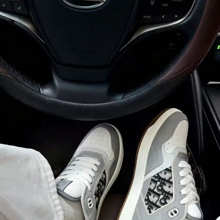 [BUNJANG] Dior B27 Low-Top Sneakers Grey Size 41 / 디올 B27 로우탑 스니커즈 그레이 사이즈/41