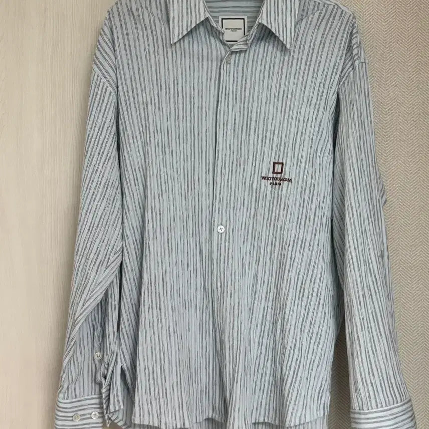 [BUNJANG] Wooyoungmi 25ss Stripe Shirt Blue / (46) 25ss 우영미 스트라이프 셔츠 블루