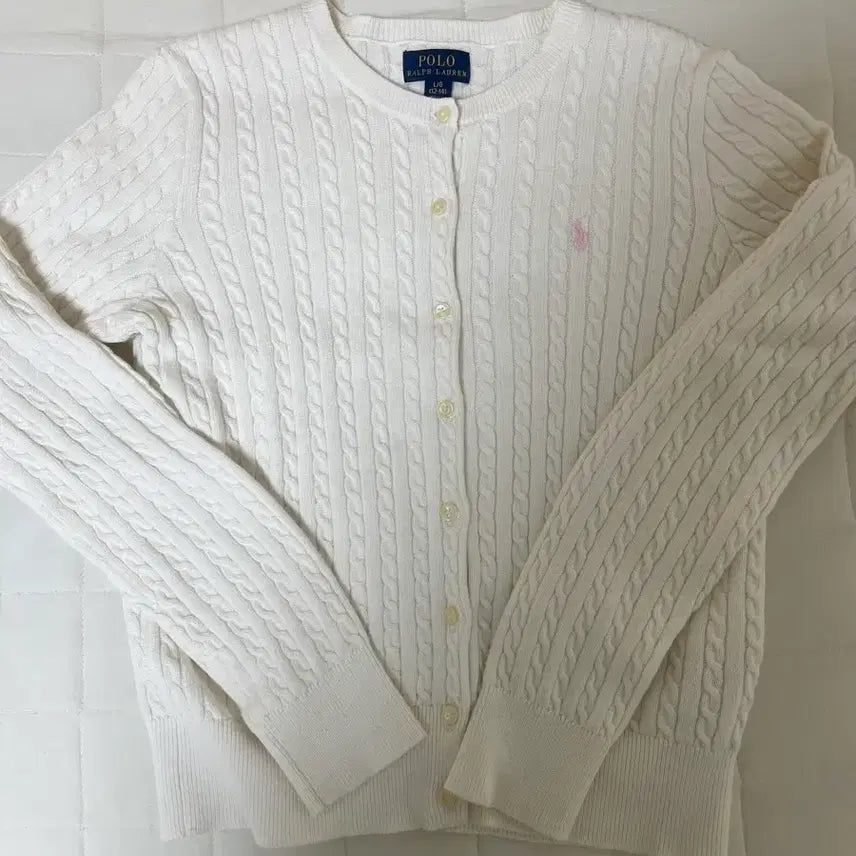 [BUNJANG] Polo Ralph Lauren Ivory Cardigan / 폴로 가디건