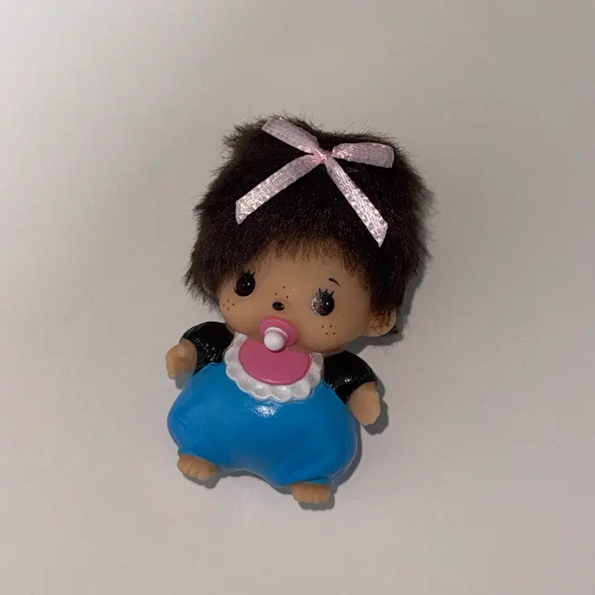 [BUNJANG] Baby Monchhichi Doll Figure Keychain / 베이비 몬치치 인형 피규어 키링