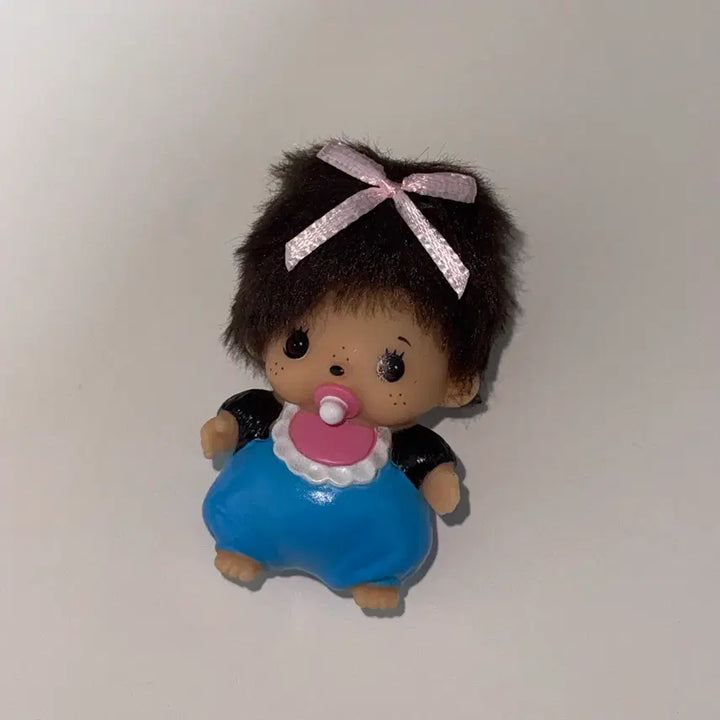 [BUNJANG] Baby Monchhichi Doll Figure Keychain / 베이비 몬치치 인형 피규어 키링