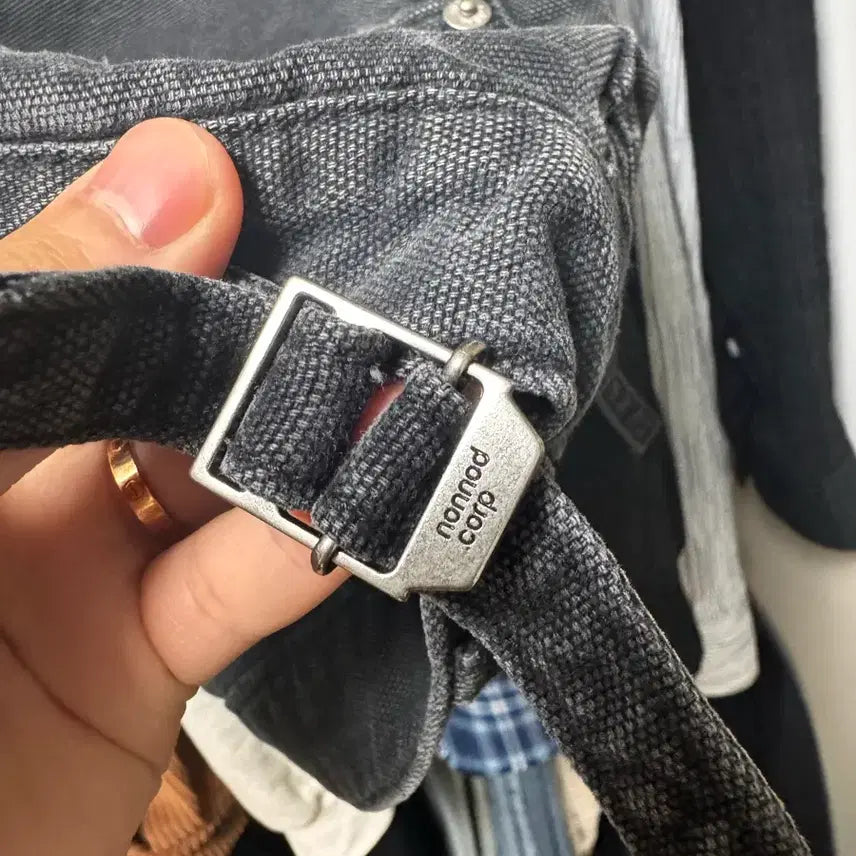 [BUNJANG] Nonoed Double Knee Black Pants Size 3 / 논노드 더블니 블랙 3사이즈