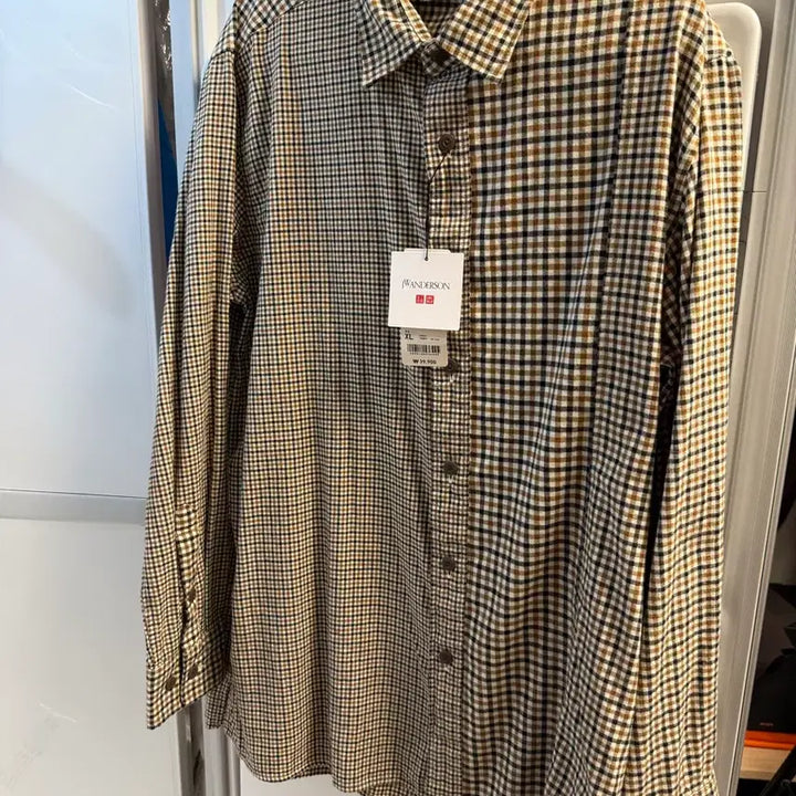 [BUNJANG] Uniqlo JW Anderson Checkered Shirt XL / 유니클로 JW앤더슨 체크 셔츠 XL