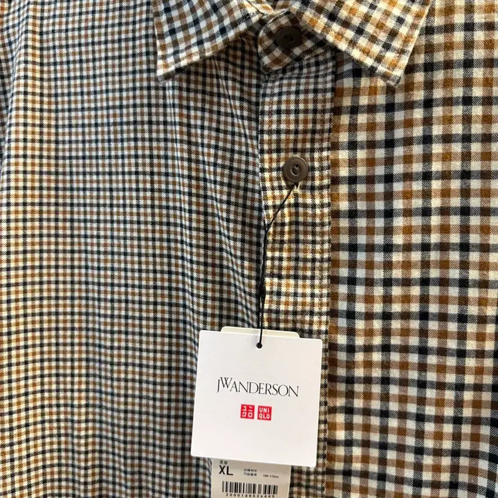 [BUNJANG] Uniqlo JW Anderson Checkered Shirt XL / 유니클로 JW앤더슨 체크 셔츠 XL