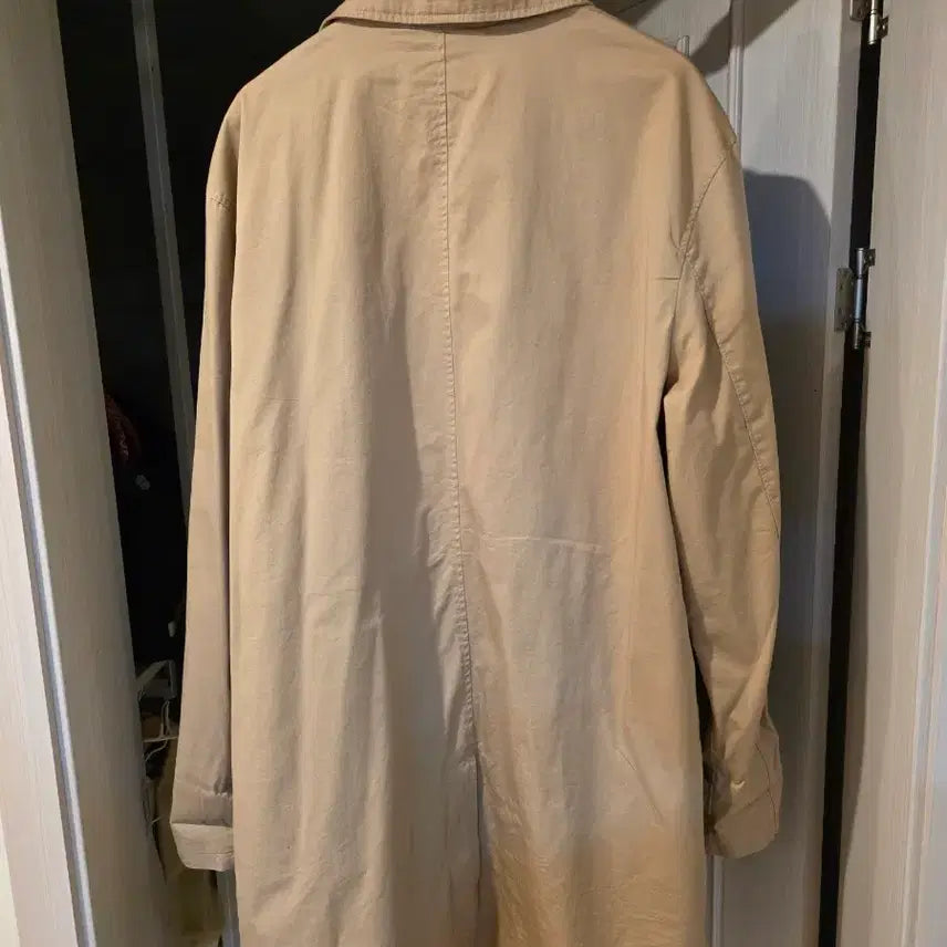 [BUNJANG] Polo Beige Cotton Trench Coat / 폴로 코트