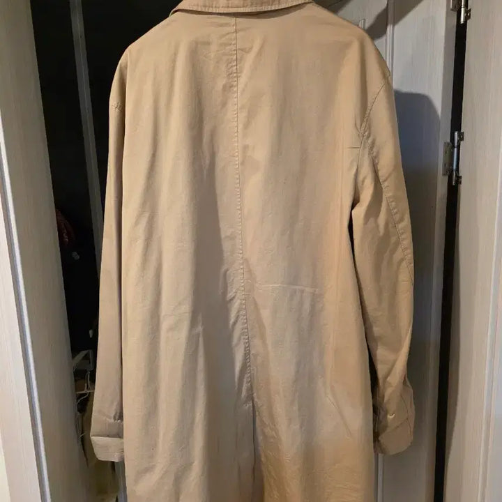 [BUNJANG] Polo Beige Cotton Trench Coat / 폴로 코트