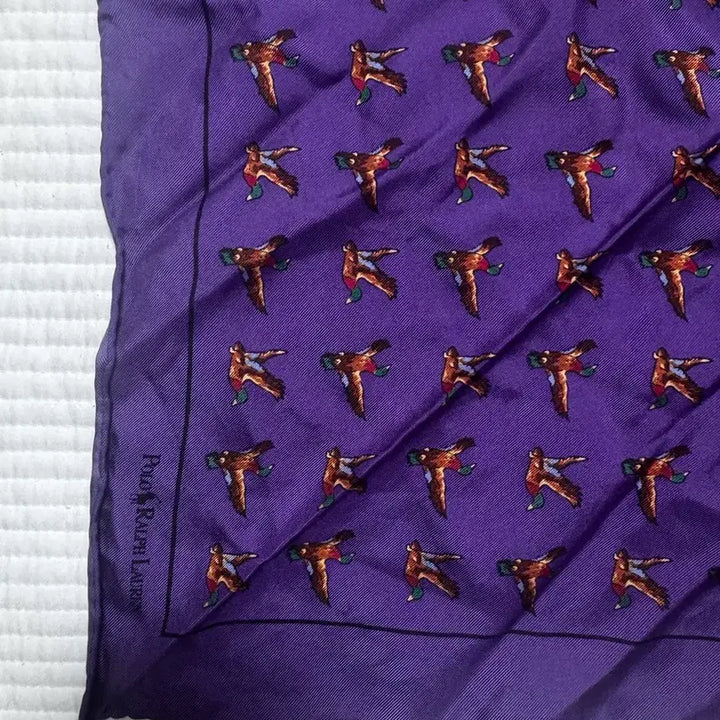 [BUNJANG] Polo Ralph Lauren Petit Silk Scarf Set / 폴로랄프로렌 쁘띠 실크스카프  두장