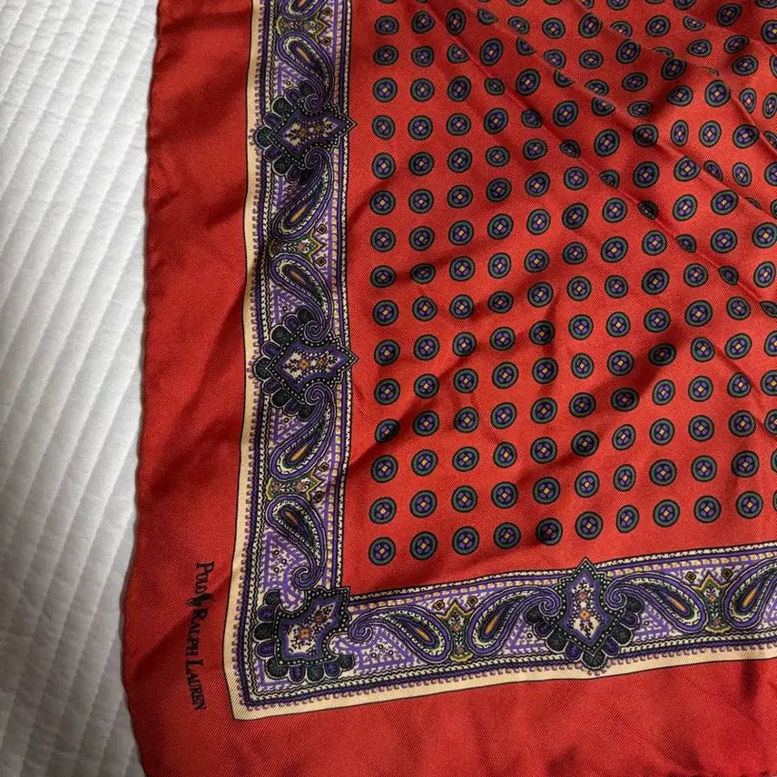 [BUNJANG] Polo Ralph Lauren Petit Silk Scarf Set / 폴로랄프로렌 쁘띠 실크스카프  두장
