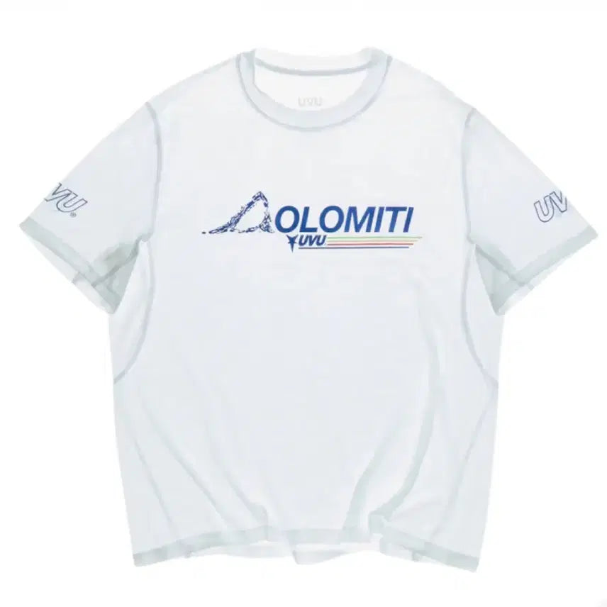 [BUNJANG] UVU Dolomiti Short Sleeve T-Shirt White / UVU Dolomiti 반팔 티셔츠 화이트