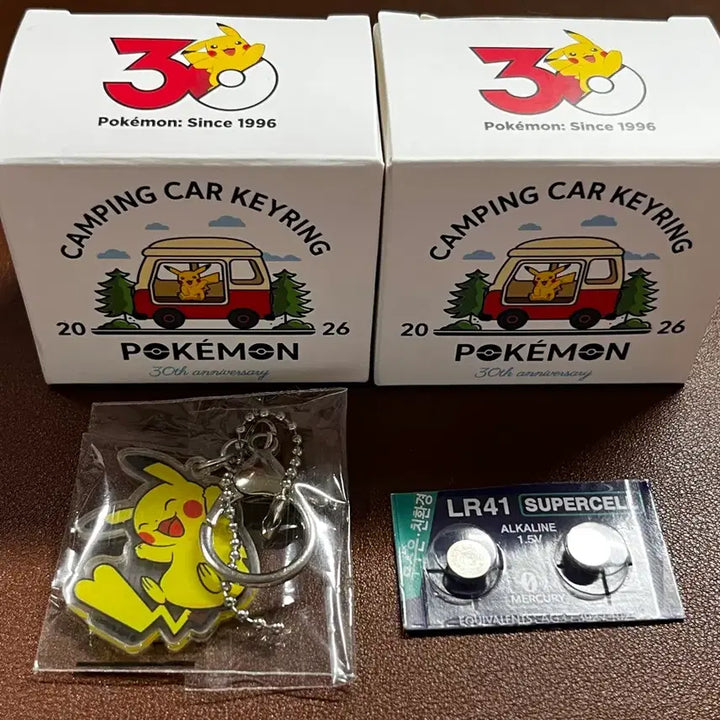 [BUNJANG] Pokemon Camping Car Set (Pikachu, Vulpix) with Pikachu Acrylic Keyring / 포켓몬 캠핑카(피카츄, 식스테일)일괄 + 피카츄키링