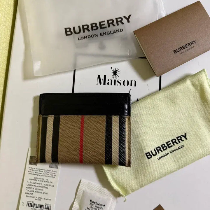 [BUNJANG] Burberry SANDON Card Wallet Archive Beige / 버버리 SANDON 카드지갑 아카이브 베이지