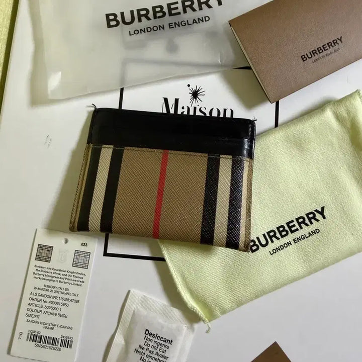 [BUNJANG] Burberry SANDON Card Wallet Archive Beige / 버버리 SANDON 카드지갑 아카이브 베이지