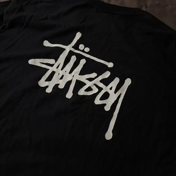[BUNJANG] Stussy Black Short Sleeve T-Shirt XXL / 스투시 반팔
