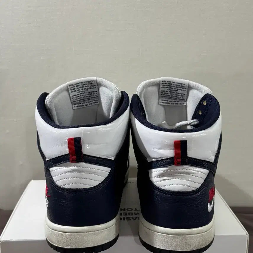 [BUNJANG] Air Jordan 1 High White/Blue Basketball Shoes / 조던1하이