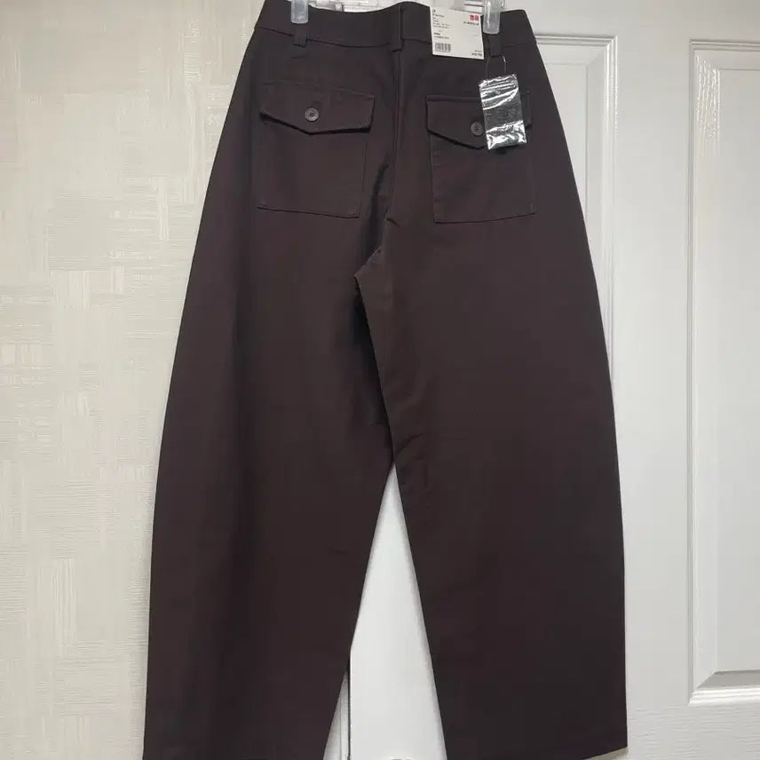 [BUNJANG] Uniqlo Jersey Barrel-Leg Pants Brown / 유니클로 저지배럴레그팬츠 @새옷 브라운