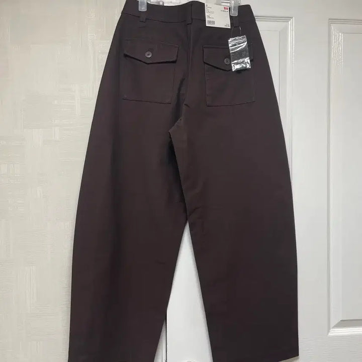[BUNJANG] Uniqlo Jersey Barrel-Leg Pants Brown / 유니클로 저지배럴레그팬츠 @새옷 브라운