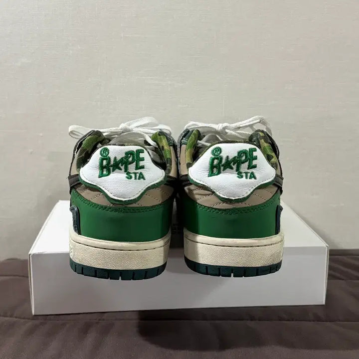 [BUNJANG] BAPE Bapesta Green Camo Sneakers / BAPE Bapesta 그린 카모 스니커즈