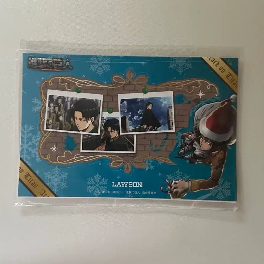 [BUNJANG] Attack on Titan Levi Christmas Card / 진격의 거인 로손 리바이 크리스마스 카드