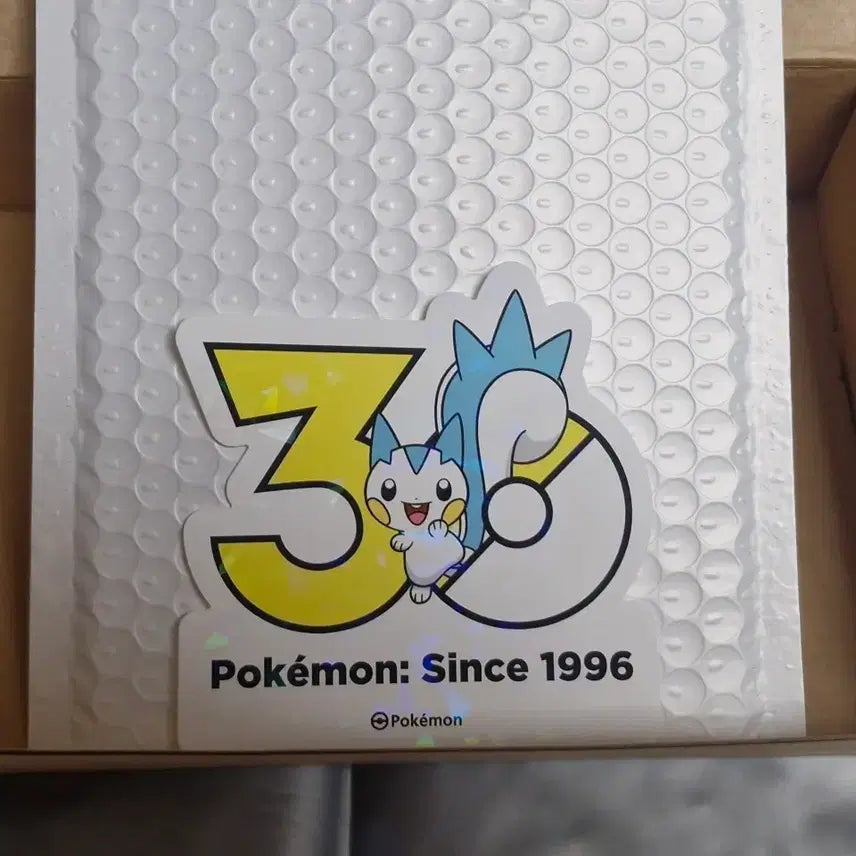 [BUNJANG] Pokemon 30th Anniversary Pachirisu Sticker / 포켓몬 30주년 기념 스티커 파치리스