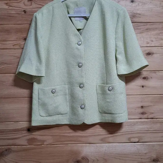 [BUNJANG] CelebShop Tweed Short Sleeve Jacket / CelebShop 트위드 반팔 자켓