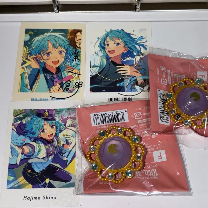 [BUNJANG] Ensemble Stars! Rabbits Hajime 10th Anniversary Ring Light &amp; Photo Set Bundle / 앙스타 라빗츠 하지메 10주년 링라이트 파샷츠 일괄