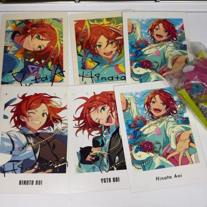 [BUNJANG] Ensemble Stars Twink Hinata Yuuta Photocard &amp; Ring Light Bundle Set / 반택포 앙스타 트윙크 히나타 유우타 파샷츠 링라이트 일괄