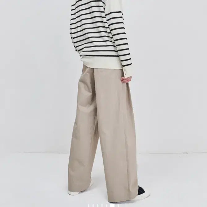 [BUNJANG] System Homme Open Collar Stripe Knit / 시스템옴므 오픈카라 스트라이프 니트