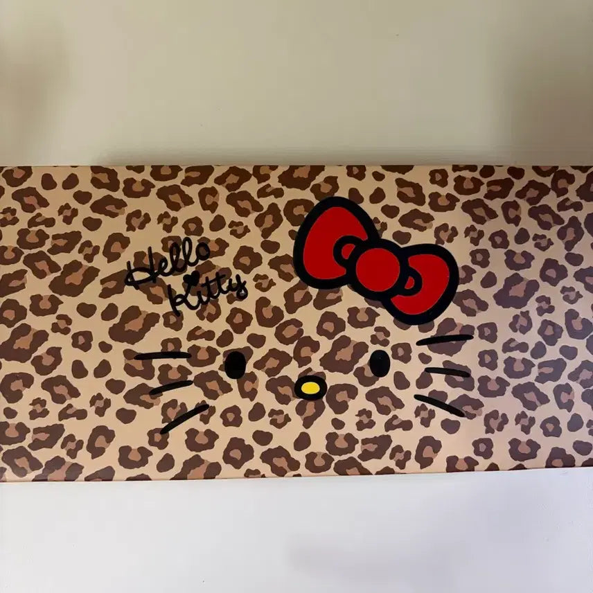 [BUNJANG] Hello Kitty Leopard Print Umbrella / 헬로키티 레오파드 우산