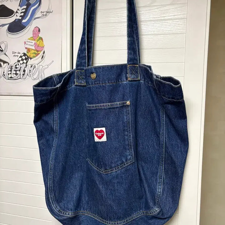 [BUNJANG] Carhartt WIP Nash Tote Bag Blue / 칼하트 wip 내쉬 토트백 블루(OS)