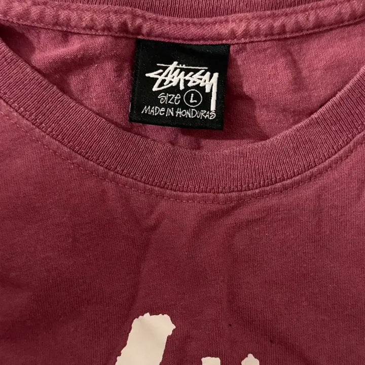 [BUNJANG] Stussy World Tour T-Shirt Berry L / 스투시 월드투어 티셔츠 베리 L