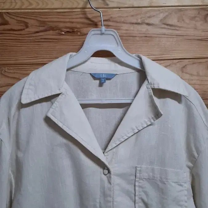 [BUNJANG] LBL Linen Shirt Blouse / LBL 린넨 셔츠형 블라우스