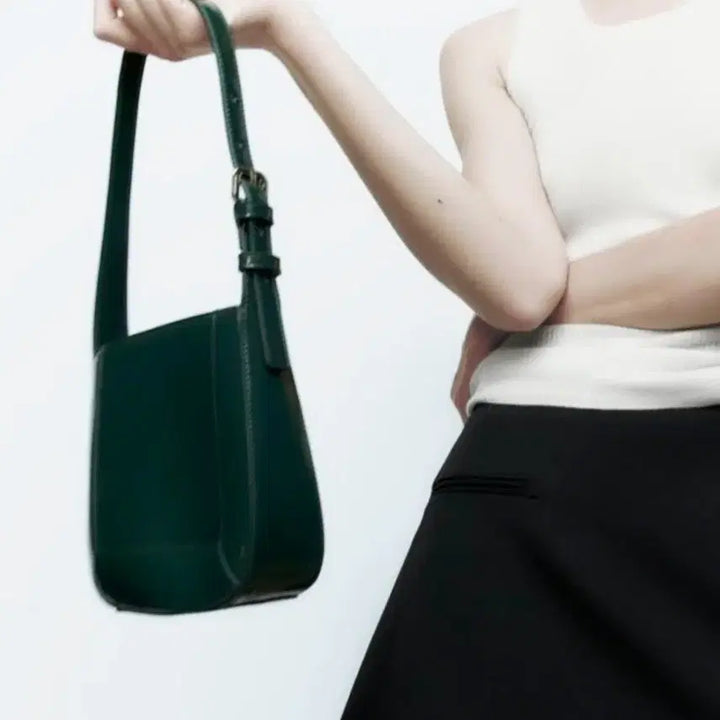 [BUNJANG] ZARA Mini Shoulder Bag Deep Green / 