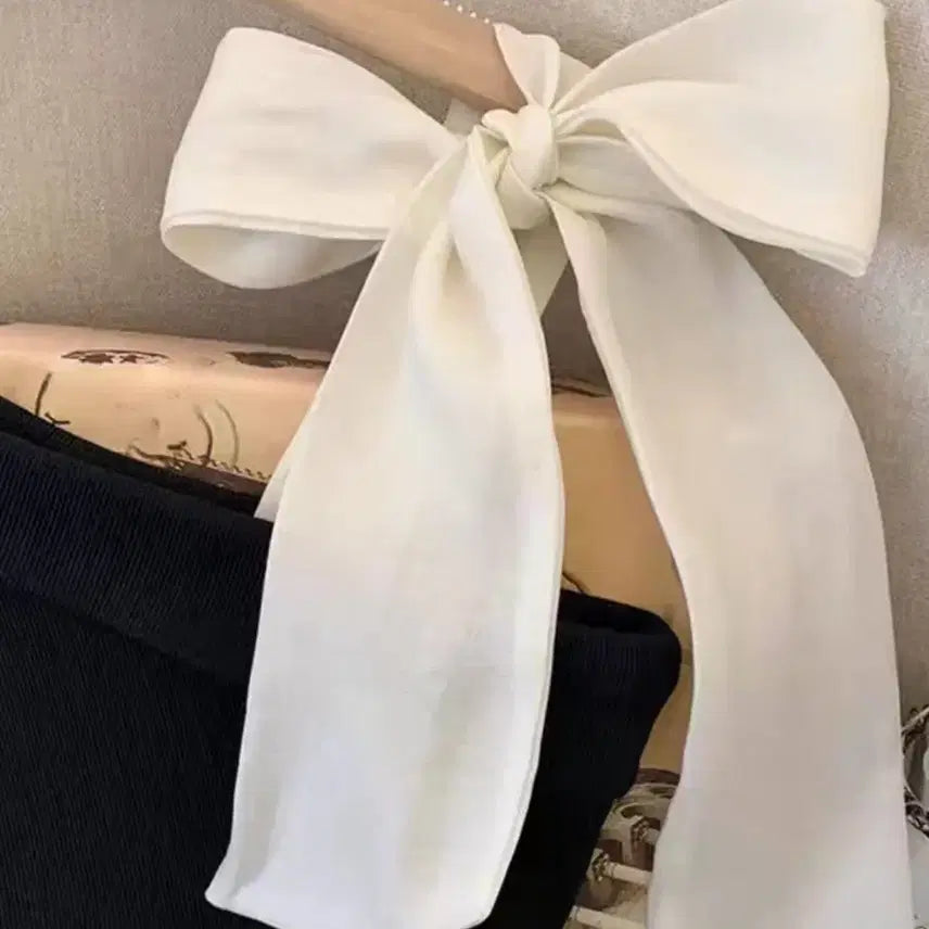 [BUNJANG] Ribbon T-Shirt / 새상품)리본티