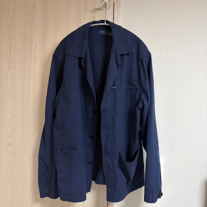 [BUNJANG] Polo Ralph Lauren Cotton Chore Jacket Navy / 폴로 랄프로렌 코튼 초어 자켓 NAVY