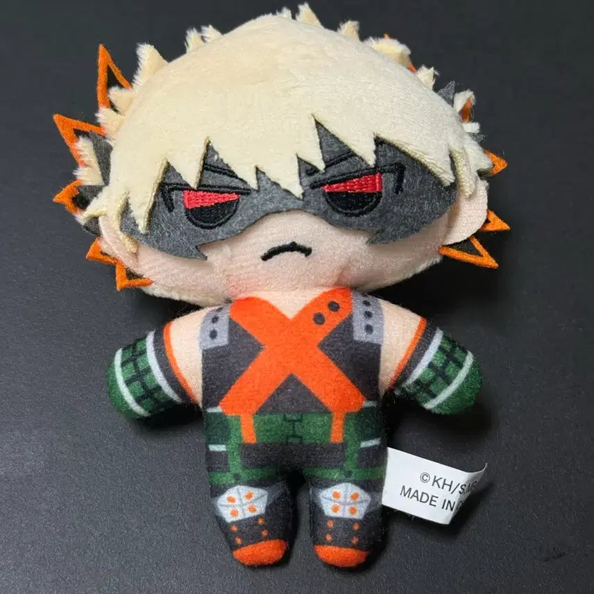 [BUNJANG] My Hero Academia Bakugo Plush Keychain / 나의히어로아카데미아 나히아 히로아카 바쿠고 누이 인형 키링