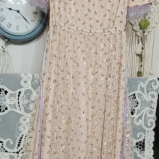 [BUNJANG] Lenibon Sheer Lace Dress Size 55 / 레니본 망사원피스 55