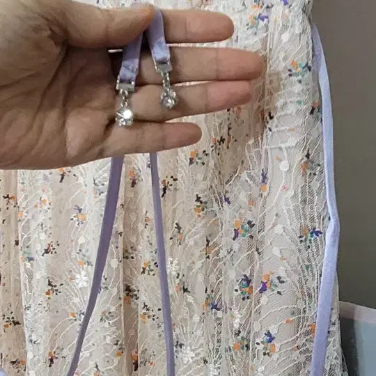 [BUNJANG] Lenibon Sheer Lace Dress Size 55 / 레니본 망사원피스 55