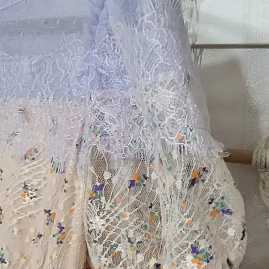 [BUNJANG] Lenibon Sheer Lace Dress Size 55 / 레니본 망사원피스 55